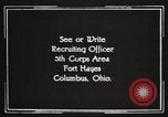 Image of United States Army trainees Columbus Ohio USA, 1925, second 62 stock footage video 65675064821