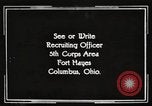 Image of United States Army trainees Columbus Ohio USA, 1925, second 52 stock footage video 65675064822