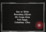Image of United States Army trainees Columbus Ohio USA, 1925, second 55 stock footage video 65675064822