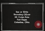 Image of United States Army trainees Columbus Ohio USA, 1925, second 56 stock footage video 65675064822