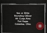 Image of United States Army trainees Columbus Ohio USA, 1925, second 57 stock footage video 65675064822