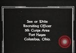 Image of United States Army trainees Columbus Ohio USA, 1925, second 58 stock footage video 65675064822