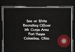 Image of United States Army trainees Columbus Ohio USA, 1925, second 59 stock footage video 65675064822