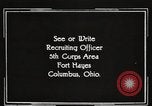 Image of United States Army trainees Columbus Ohio USA, 1925, second 49 stock footage video 65675064823