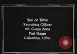 Image of United States Army trainees Columbus Ohio USA, 1925, second 50 stock footage video 65675064823