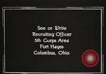 Image of United States Army trainees Columbus Ohio USA, 1925, second 51 stock footage video 65675064823