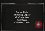 Image of United States Army trainees Columbus Ohio USA, 1925, second 53 stock footage video 65675064823