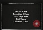 Image of United States Army trainees Columbus Ohio USA, 1925, second 55 stock footage video 65675064823