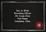 Image of United States Army trainees Columbus Ohio USA, 1925, second 58 stock footage video 65675064823