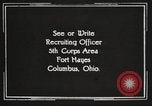 Image of United States Army trainees Columbus Ohio USA, 1925, second 53 stock footage video 65675064825