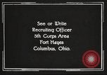 Image of United States Army trainees Columbus Ohio USA, 1925, second 56 stock footage video 65675064825