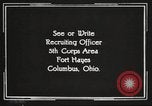 Image of United States Army trainees Columbus Ohio USA, 1925, second 58 stock footage video 65675064825