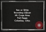 Image of United States Army trainees Columbus Ohio USA, 1925, second 59 stock footage video 65675064825