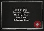 Image of United States Army trainees Columbus Ohio USA, 1925, second 60 stock footage video 65675064825