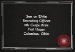 Image of United States Army trainees Columbus Ohio USA, 1925, second 61 stock footage video 65675064825