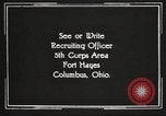 Image of Quartermaster Corps Columbus Ohio USA, 1925, second 52 stock footage video 65675064826
