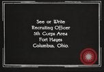 Image of United States Army trainees Columbus Ohio USA, 1925, second 46 stock footage video 65675064827
