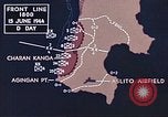 Standbild die amerikanischen Streitkräfte Saipan Nördliche Marianen, 1944, aus Sekunde 29 historischem Filmmaterial Videoclip 65675064879