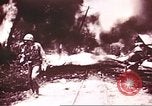 Image of U.S. Marines in combat on Saipan Saipan Northern Mariana Islands, 1944, second 56 stock footage video 65675064888