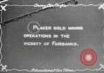 Image of Gold mining operations Fairbanks Alaska USA, 1934, second 1 stock footage video 65675064916