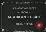 Image of USAAC photo-mapping mission Fairbanks Alaska USA, 1934, second 4 stock footage video 65675064918