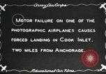 Image of YB-10 aircraft ditches in Cook Inlet Anchorage Alaska USA, 1934, second 4 stock footage video 65675064920