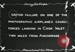 Image of YB-10 aircraft ditches in Cook Inlet Anchorage Alaska USA, 1934, second 5 stock footage video 65675064920