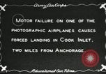 Image of YB-10 aircraft ditches in Cook Inlet Anchorage Alaska USA, 1934, second 10 stock footage video 65675064920