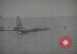 Image of YB-10 aircraft ditches in Cook Inlet Anchorage Alaska USA, 1934, second 16 stock footage video 65675064920