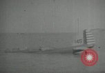 Image of YB-10 aircraft ditches in Cook Inlet Anchorage Alaska USA, 1934, second 20 stock footage video 65675064920