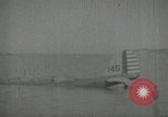 Image of YB-10 aircraft ditches in Cook Inlet Anchorage Alaska USA, 1934, second 25 stock footage video 65675064920
