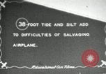 Image of YB-10 aircraft ditches in Cook Inlet Anchorage Alaska USA, 1934, second 35 stock footage video 65675064920