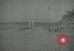 Image of YB-10 aircraft ditches in Cook Inlet Anchorage Alaska USA, 1934, second 45 stock footage video 65675064920