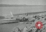 Image of YB-10 aircraft ditches in Cook Inlet Anchorage Alaska USA, 1934, second 51 stock footage video 65675064920