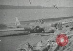Image of YB-10 aircraft ditches in Cook Inlet Anchorage Alaska USA, 1934, second 54 stock footage video 65675064920
