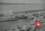 Image of YB-10 aircraft ditches in Cook Inlet Anchorage Alaska USA, 1934, second 56 stock footage video 65675064920