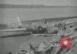 Image of YB-10 aircraft ditches in Cook Inlet Anchorage Alaska USA, 1934, second 57 stock footage video 65675064920