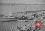Image of YB-10 aircraft ditches in Cook Inlet Anchorage Alaska USA, 1934, second 58 stock footage video 65675064920