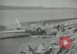 Image of YB-10 aircraft ditches in Cook Inlet Anchorage Alaska USA, 1934, second 59 stock footage video 65675064920