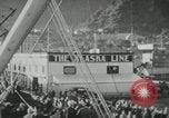 Image of SS Aleutian docks Juneau Alaska USA, 1928, second 50 stock footage video 65675064929