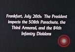 Immagine di Harry Truman Francoforte GERMANIA, 1945, secondo 6 filmato di repertorio 65675064932
