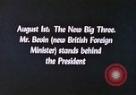 Immagine di Tre grandi alla Conferenza di Potsdam Potsdam in Germania, 1945, secondo 4 filmato di repertorio 65675064934
