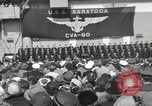 Standbild USS Saratoga New York United States USA, 1956, aus Sekunde 3 historischem Filmmaterial Videoclip 65675064941