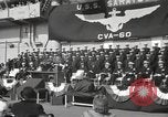 Standbild USS Saratoga New York United States USA, 1956, aus Sekunde 59 historischem Filmmaterial Videoclip 65675064941