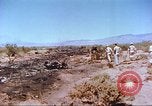 Image of F-100 Super Sabre crash New Mexico United States USA, 1957, second 9 stock footage video 65675064975