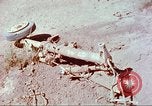 Image of F-100 Super Sabre crash New Mexico United States USA, 1957, second 62 stock footage video 65675064975