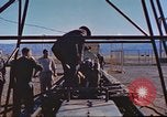 Image of rocket sled test New Mexico United States USA, 1958, second 55 stock footage video 65675064977