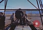 Image of rocket sled test New Mexico United States USA, 1958, second 56 stock footage video 65675064977