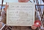 Image of rocket sled test New Mexico United States USA, 1958, second 27 stock footage video 65675064978