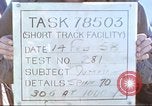 Image of rocket sled test New Mexico United States USA, 1958, second 16 stock footage video 65675064979